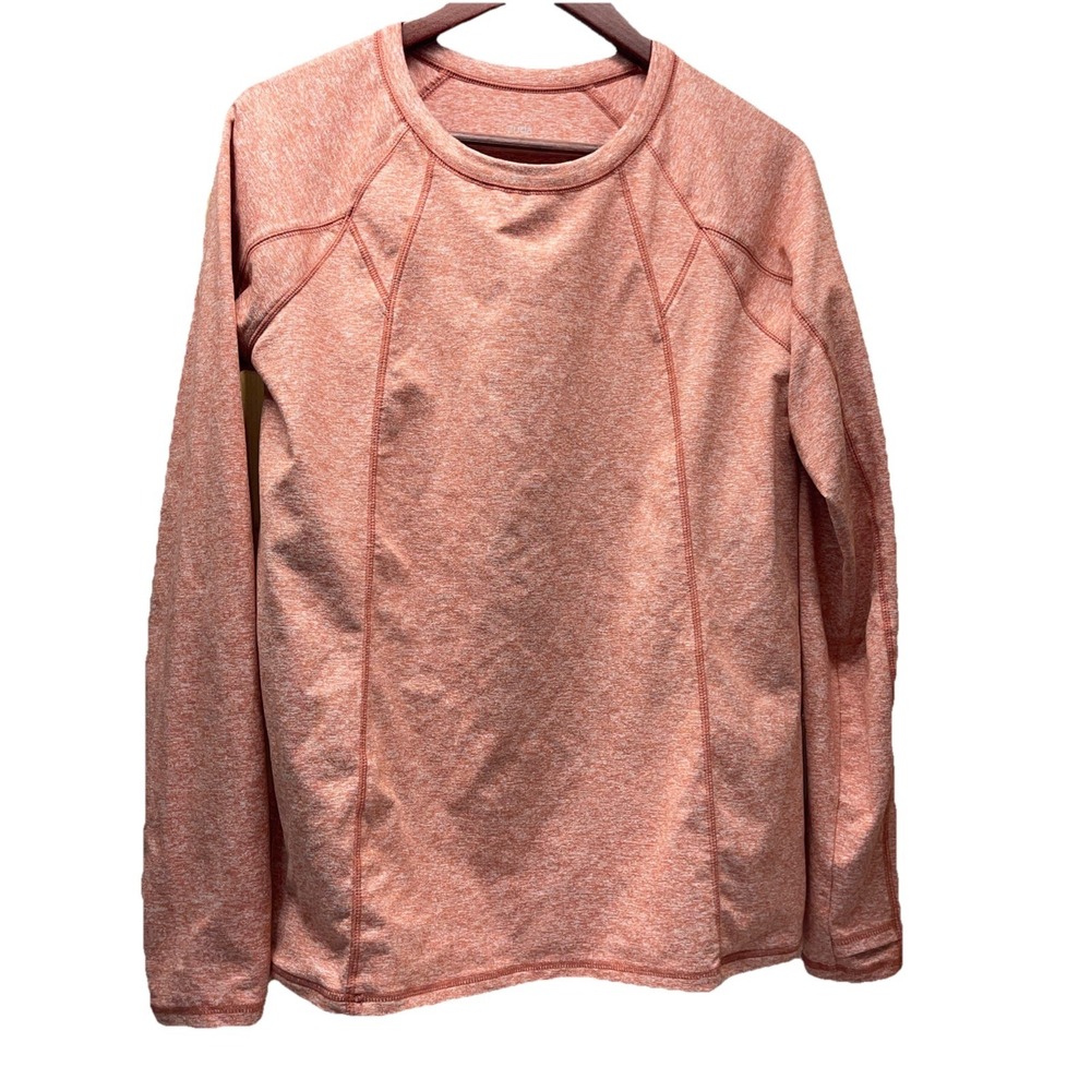 Zuda Z-Ultra Soft Women's Athletic Large Long Sleeve Top zip Back Pocket - Picture 1 of 6